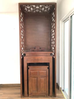 Bàn thờ gỗ tự nhiên hiện đại đẹp - 3