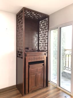 Bàn thờ gỗ tự nhiên hiện đại đẹp - 4