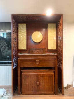 Bàn thờ gỗ Hương hiện đại tối giản - 1